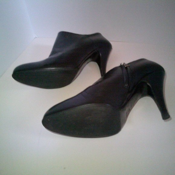 Prada Black Leather High Heel Booties - Picture 7 of 7